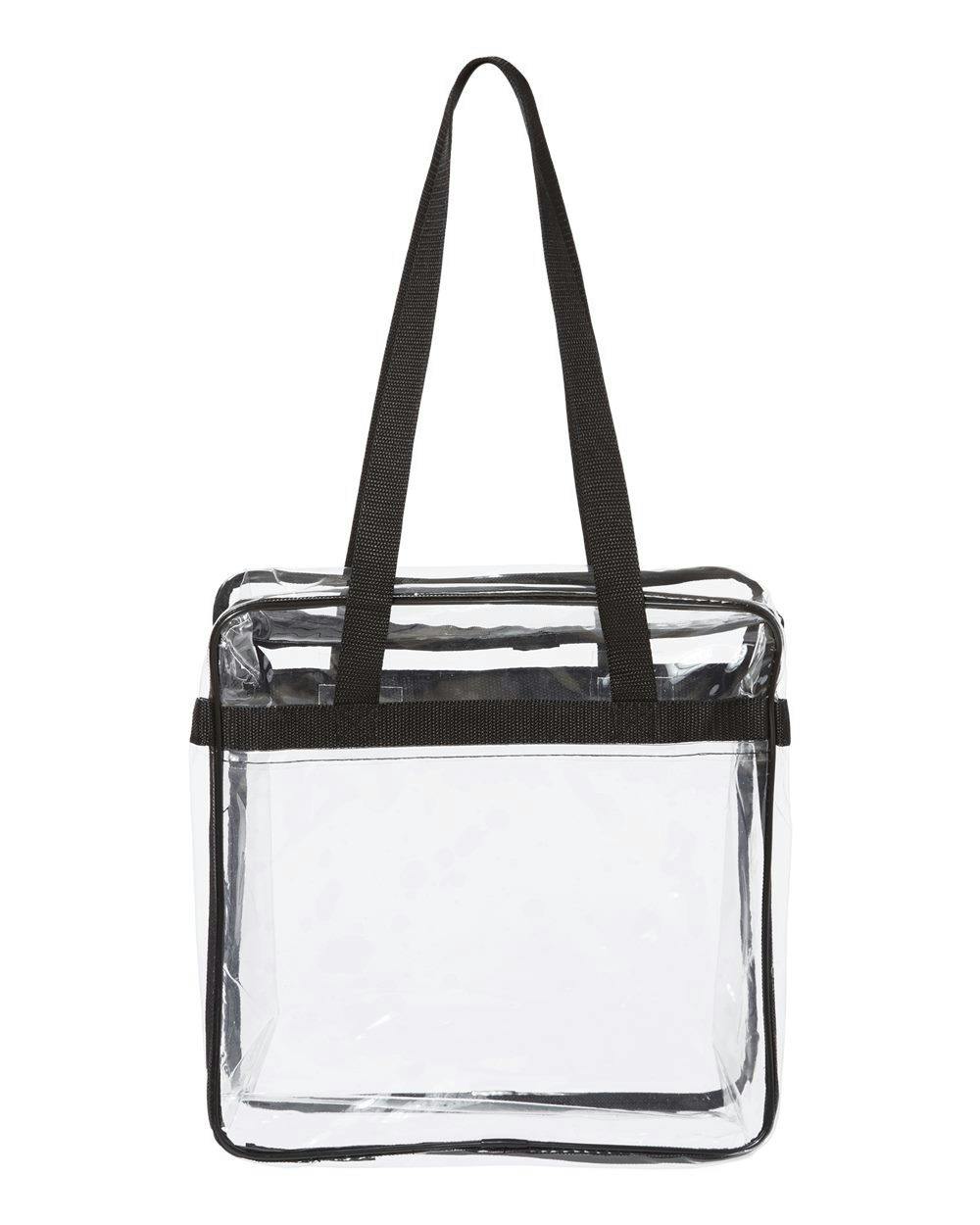 Image for OAD Clear Tote with Zippered Top - OAD5005