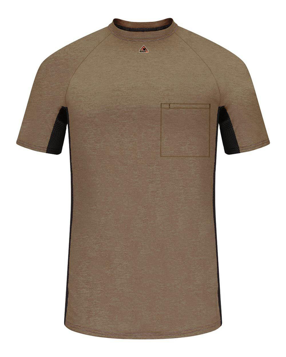 Image for Short Sleeve FR Two-Tone Base Layer with Concealed Chest Pocket- EXCEL FR - MPS4