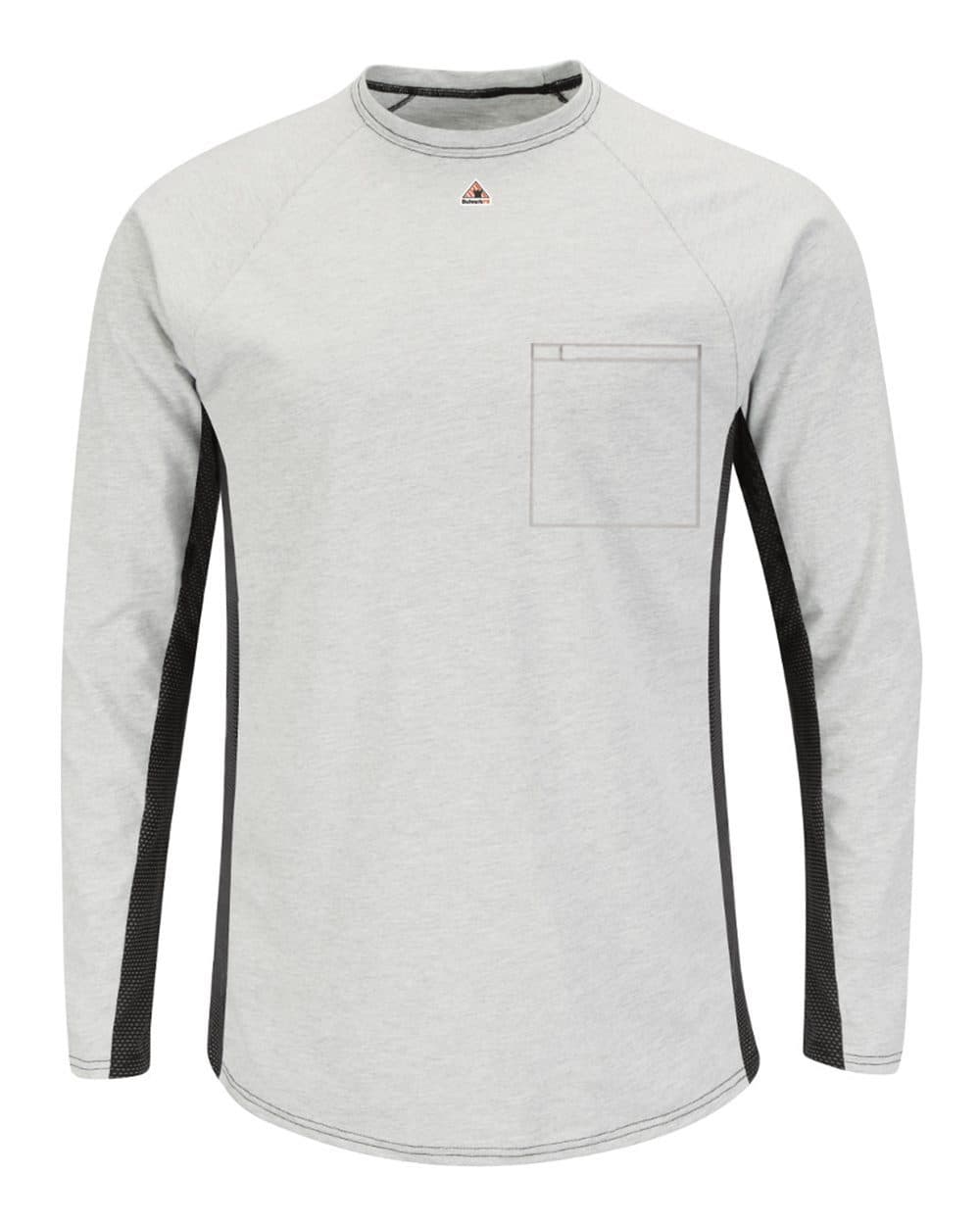 Image for Long Sleeve FR Two-Tone Base Layer with Concealed Chest Pocket - EXCEL FR - MPS8