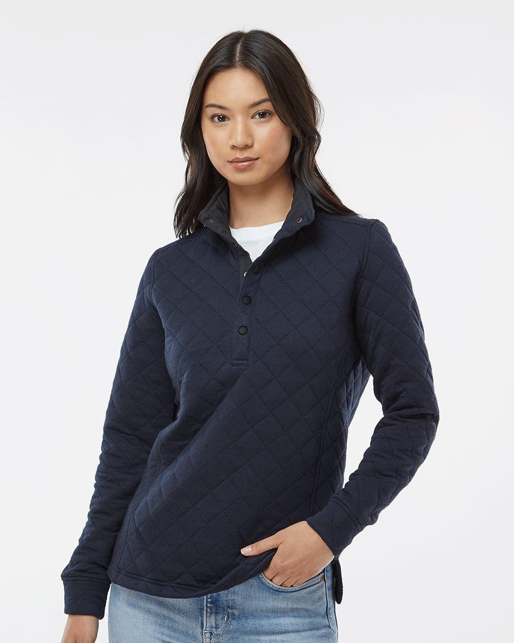 Image for Women’s Quilted Snap Pullover - 8891