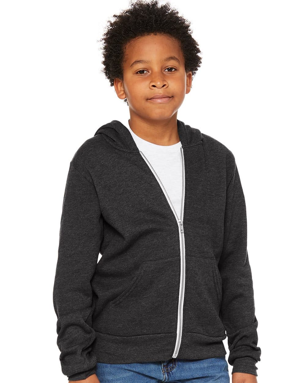 Image for Youth Sponge Fleece Full-Zip Hoodie - 3739Y