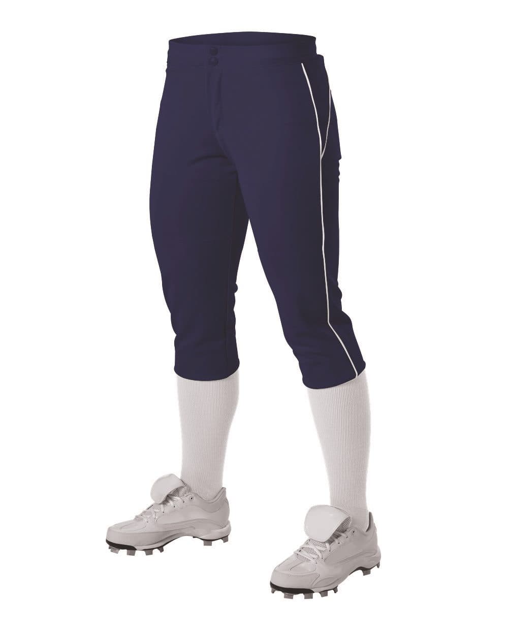 Image for Women's Belted Piped Fastpitch Pants - 625PBW