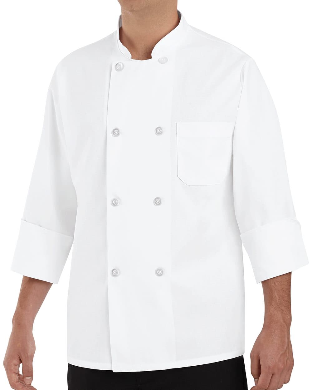 Image for Eight Pearl Button Chef Coat - Tall Sizes - 0403T