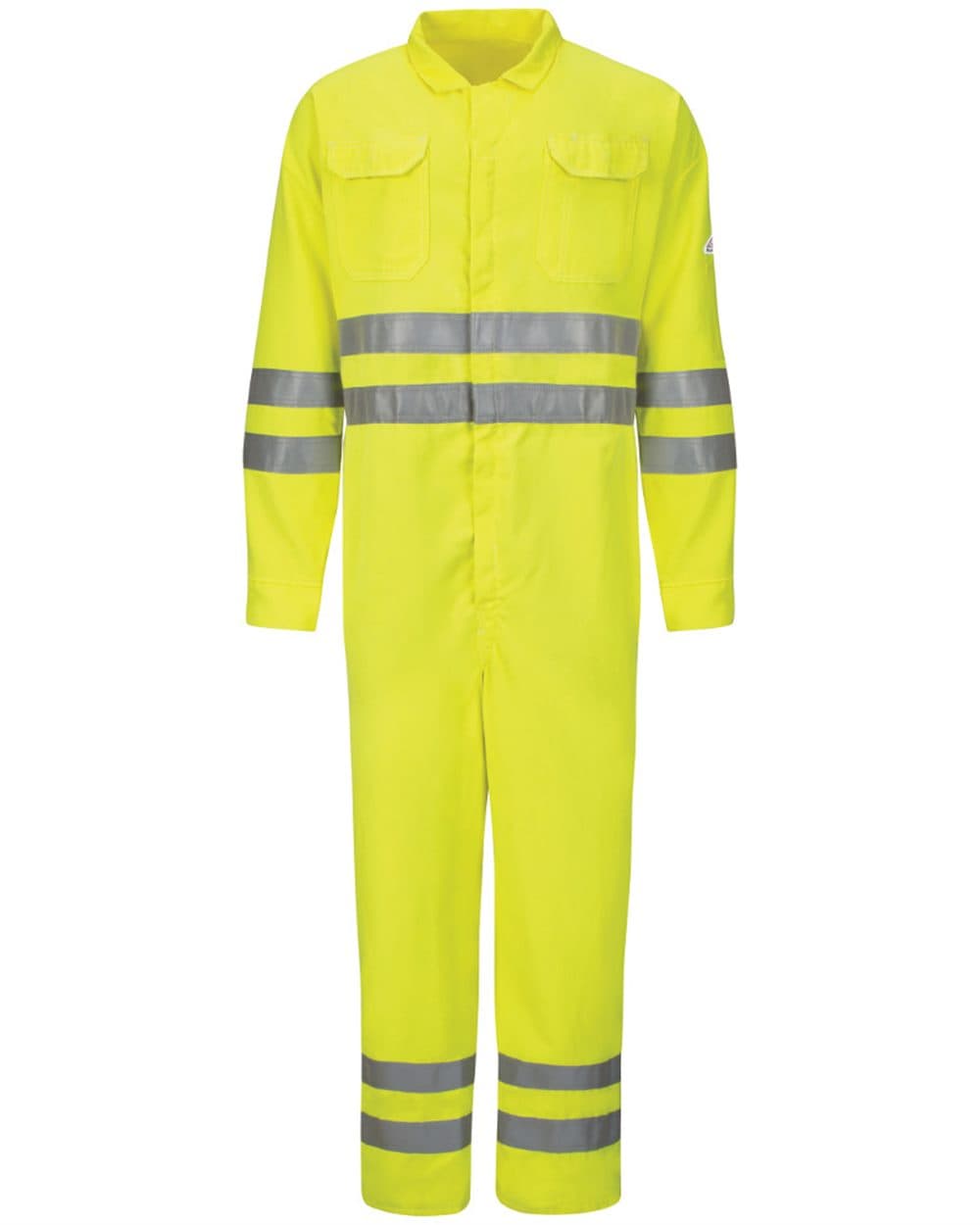 Image for Men's Hi-Vis Deluxe Coverall with Reflective Trim - CoolTouch® 2 - 7 oz. - CMD8
