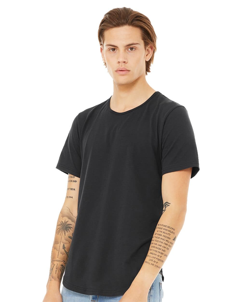 Image for Jersey Curved Hem Tee - 3003