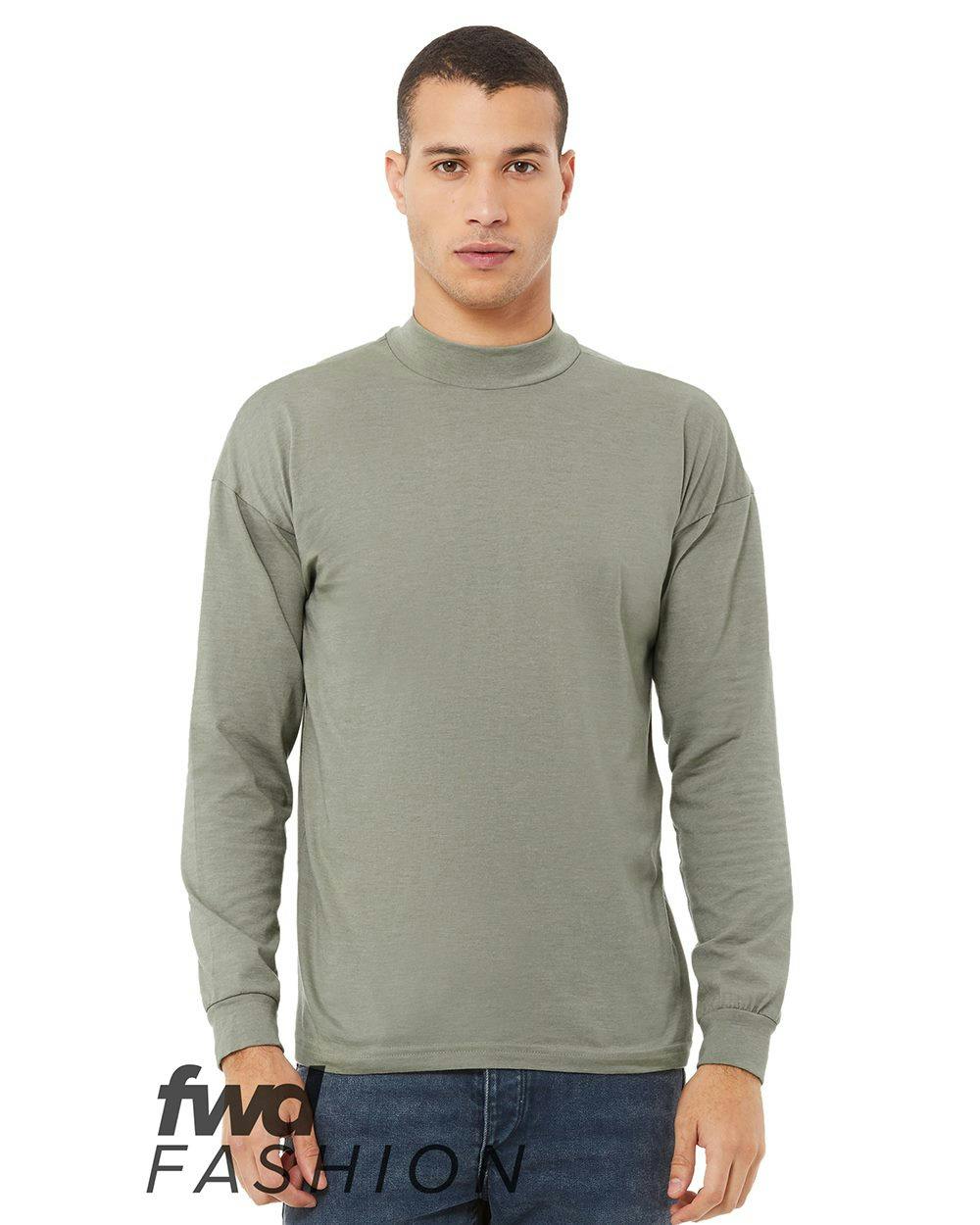 Image for FWD Fashion Mock Neck Long Sleeve Tee - 3520