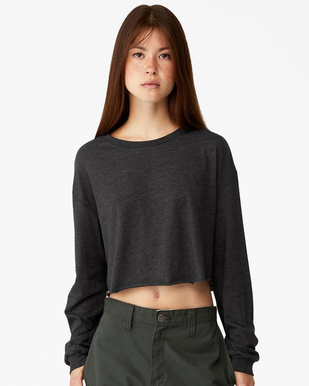 Image for FWD Fashion Women's Crop Long Sleeve Tee - 6501