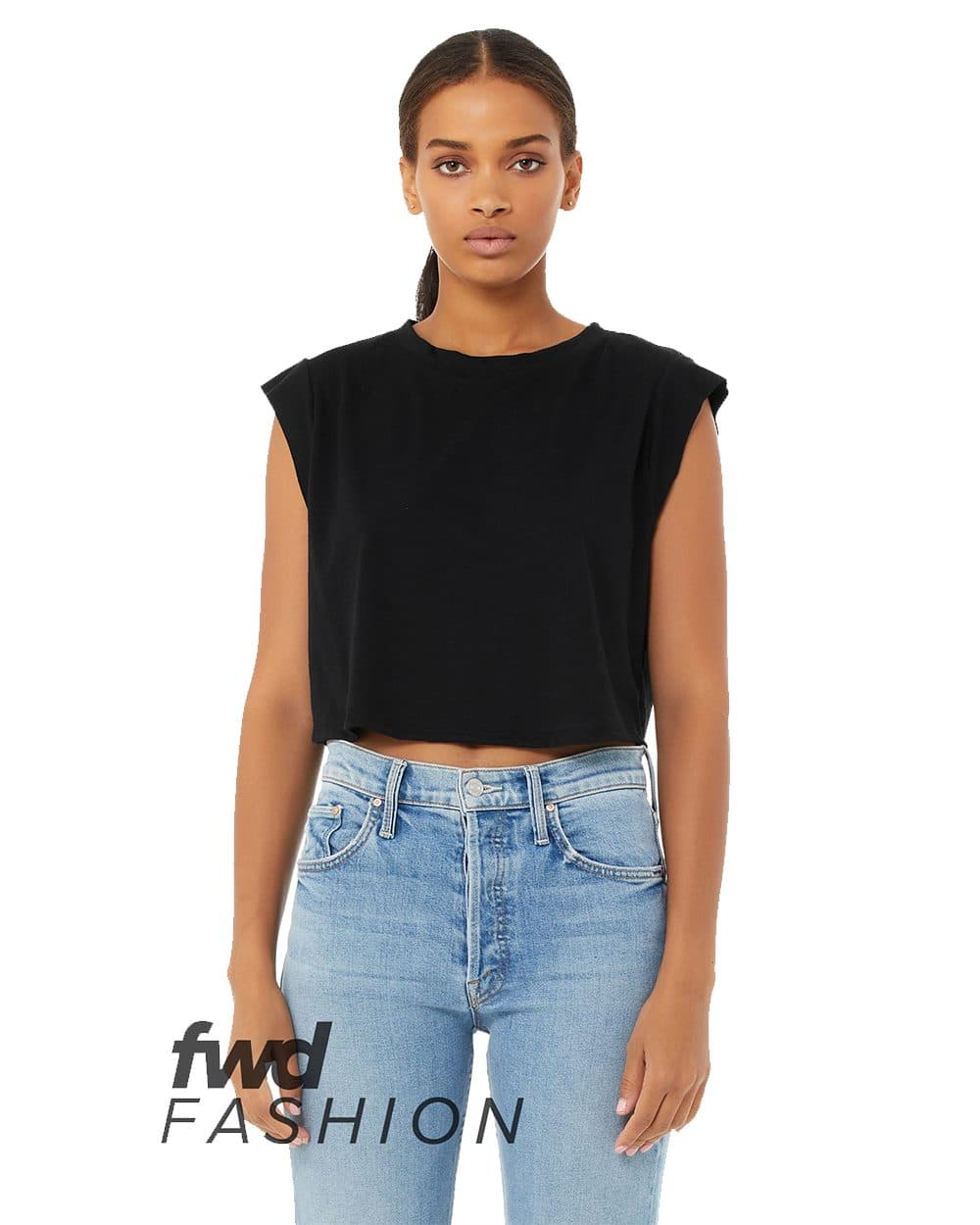 Image for FWD Fashion Women's Festival Crop Tank - 8483