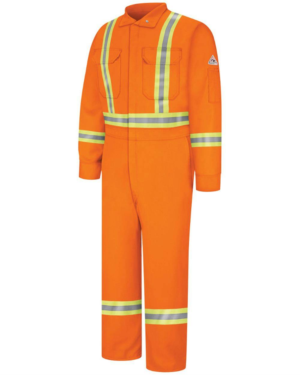 Image for Premium Coverall with CSA Compliant Reflective Trim - EXCEL FR® ComforTouch®. - CLBC
