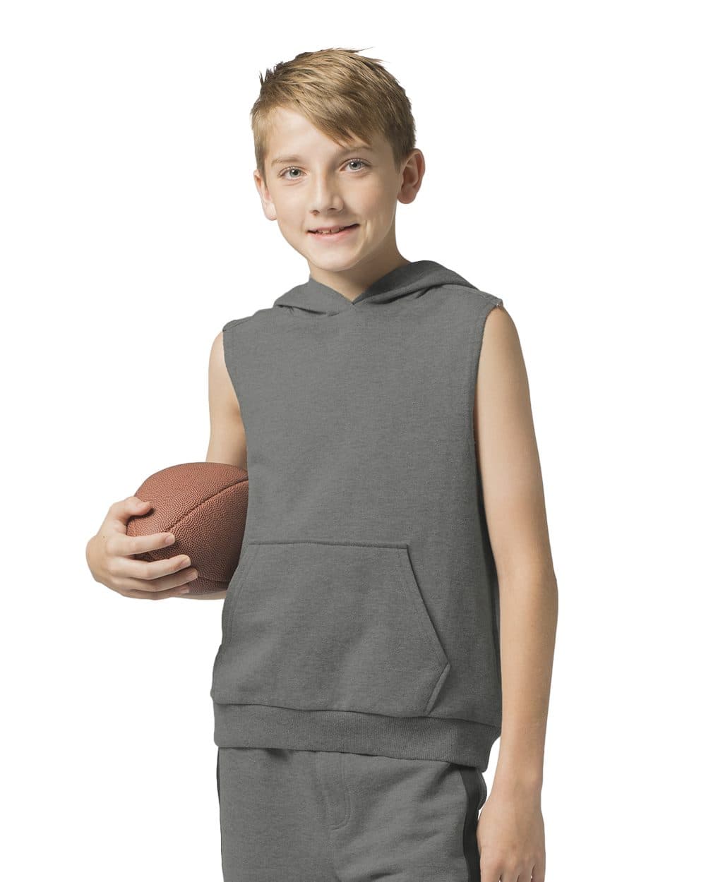 Image for Youth Stadium Hooded Sleeveless Sweatshirt - YR51