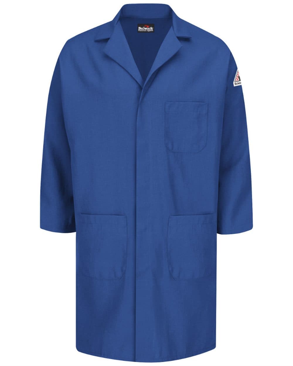Image for Men's Concealed Snap Front Lab Coat - Nomex® IIIA - 6 oz. - KNL6