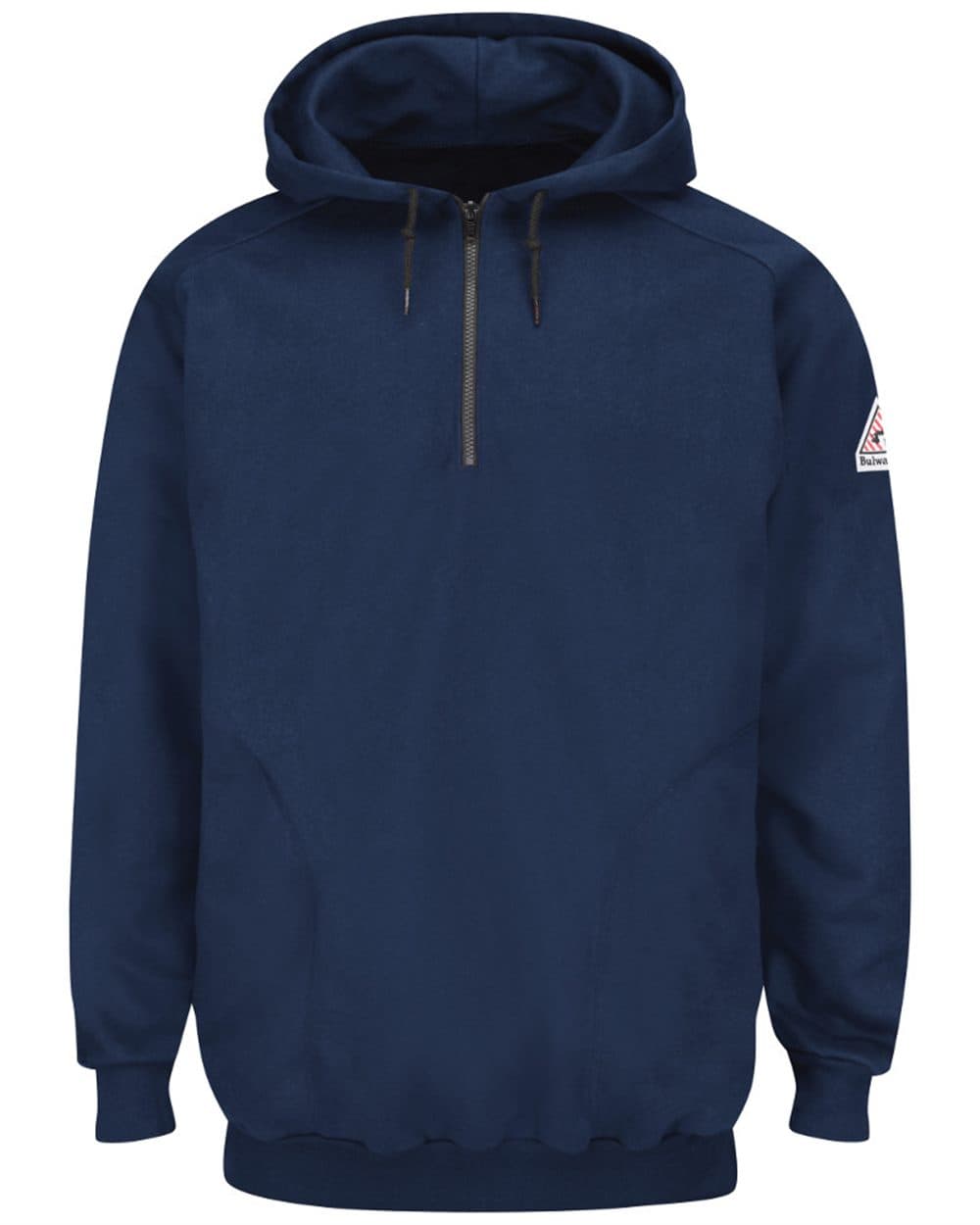 Image for Men's Tall Pullover Hooded Fleece Sweatshirt Quarter-Zip - SEH8T