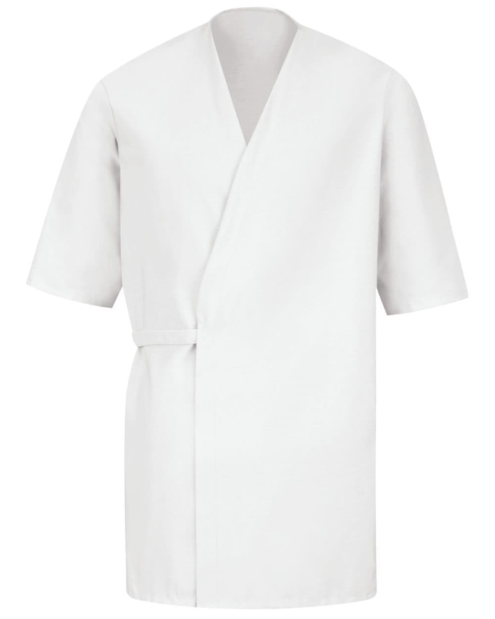 Image for Men's Collarless Poplin Butcher Wrap - WP18