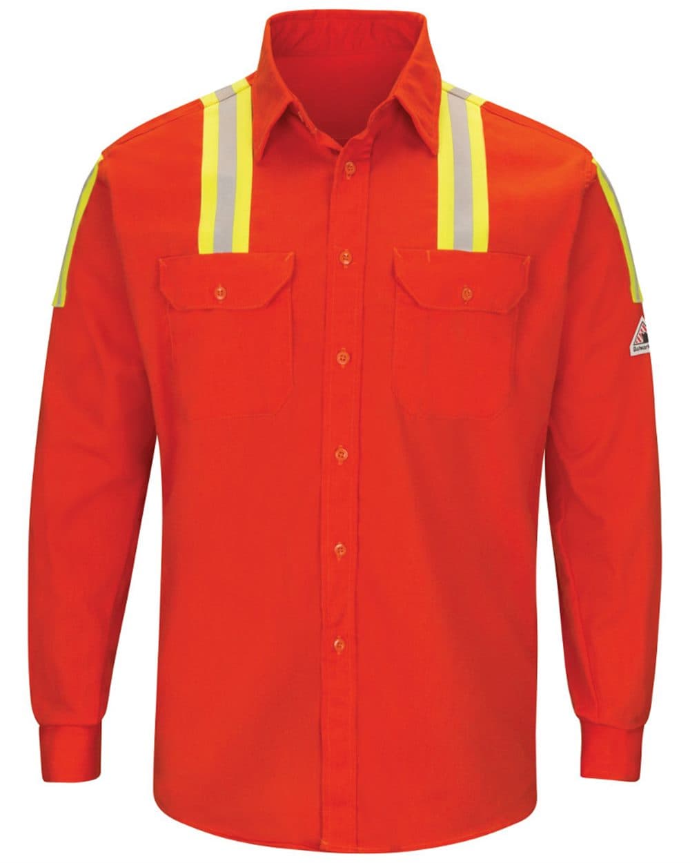 Image for Men's Enhanced Visibility Long Sleeve Uniform Shirt - SLATOR