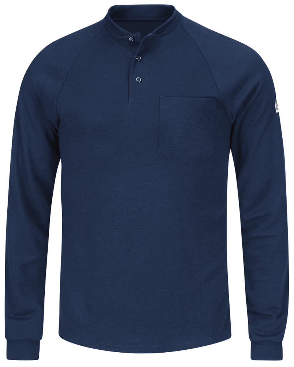Image for Men's Long Sleeve Henley Shirt- CoolTouch®2 - SML2