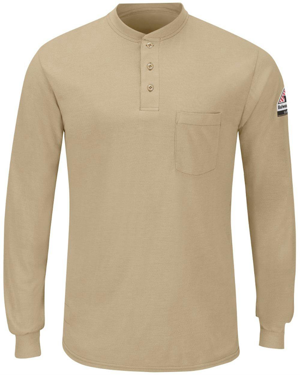 Image for Long Sleeve Henley - SML8