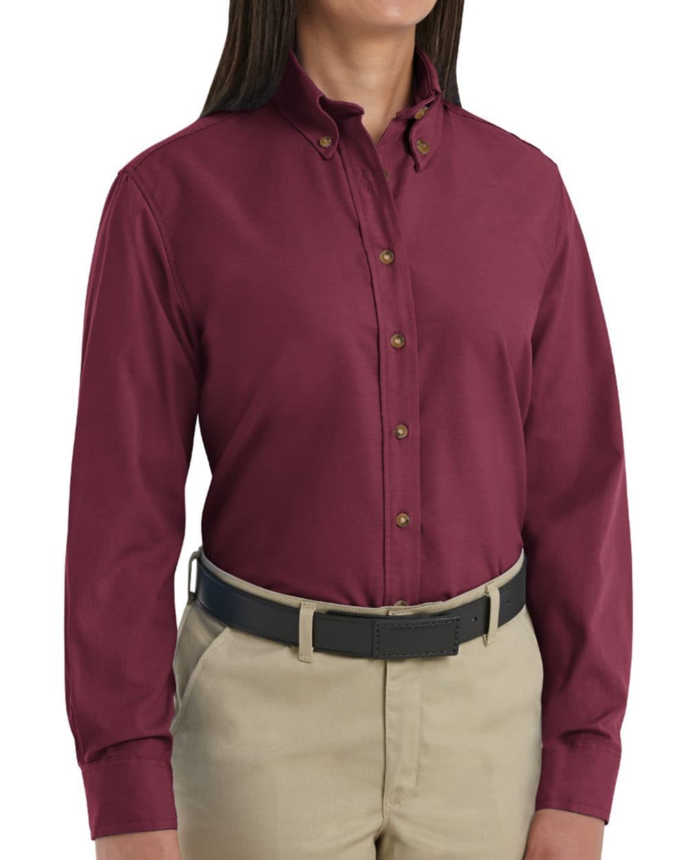 Image for Women's Long Sleeve Poplin Dress Shirt - SP91