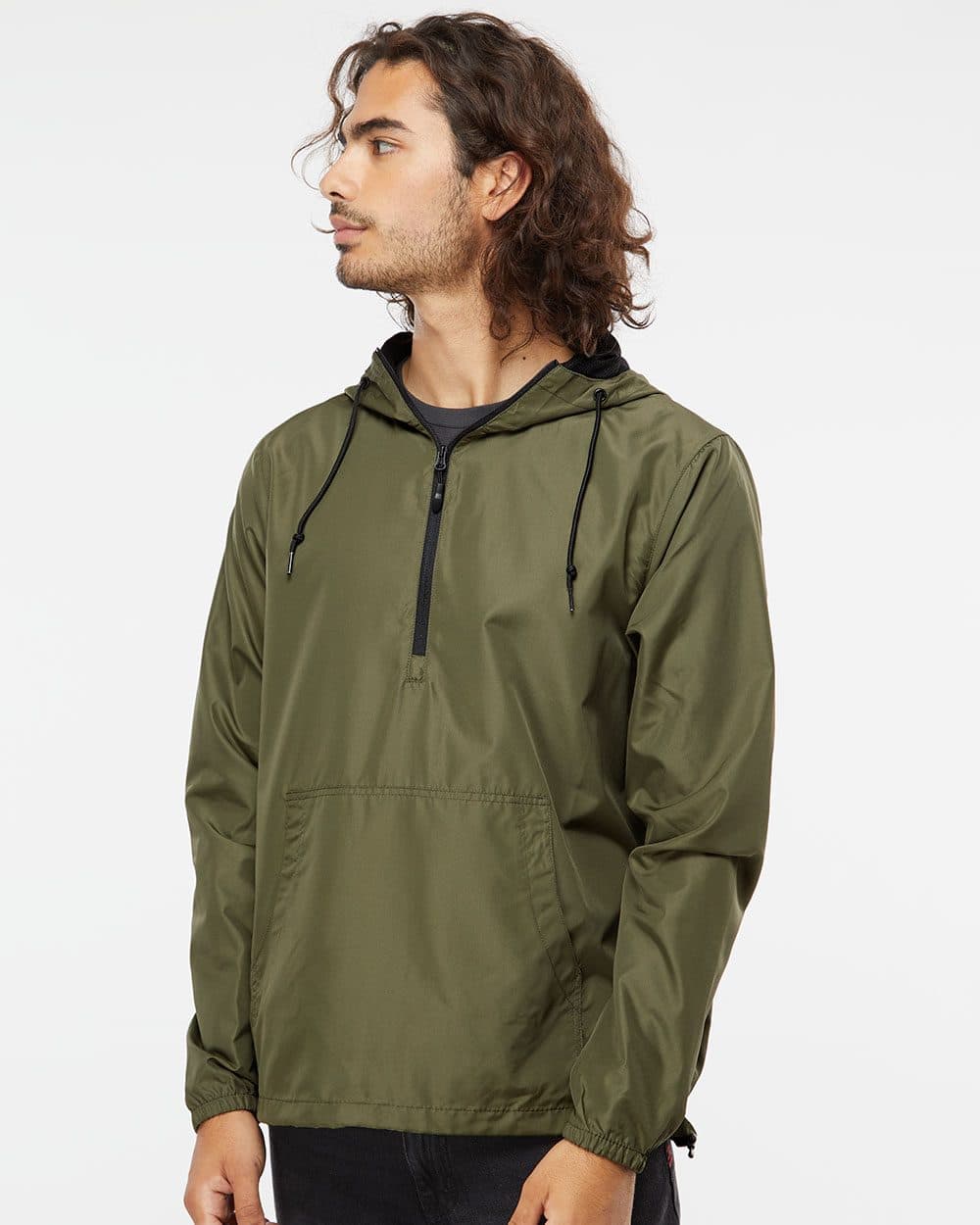 Image for Men's Lightweight Quarter-Zip Windbreaker Pullover Jacket - EXP54LWP