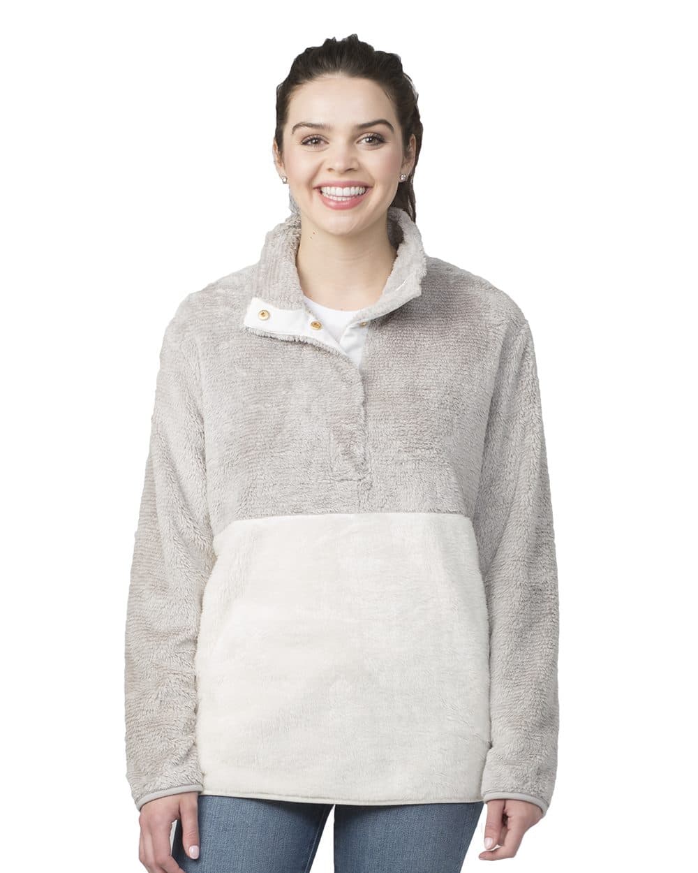 Image for Unisex Fuzzy Fleece Pullover - FZ01