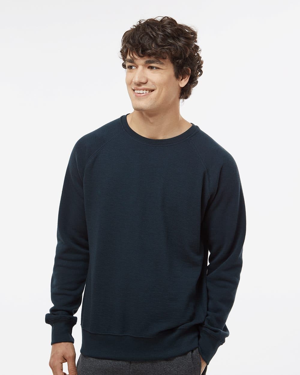 Image for Ripple Fleece Raglan Crewneck Sweatshirt - 8707