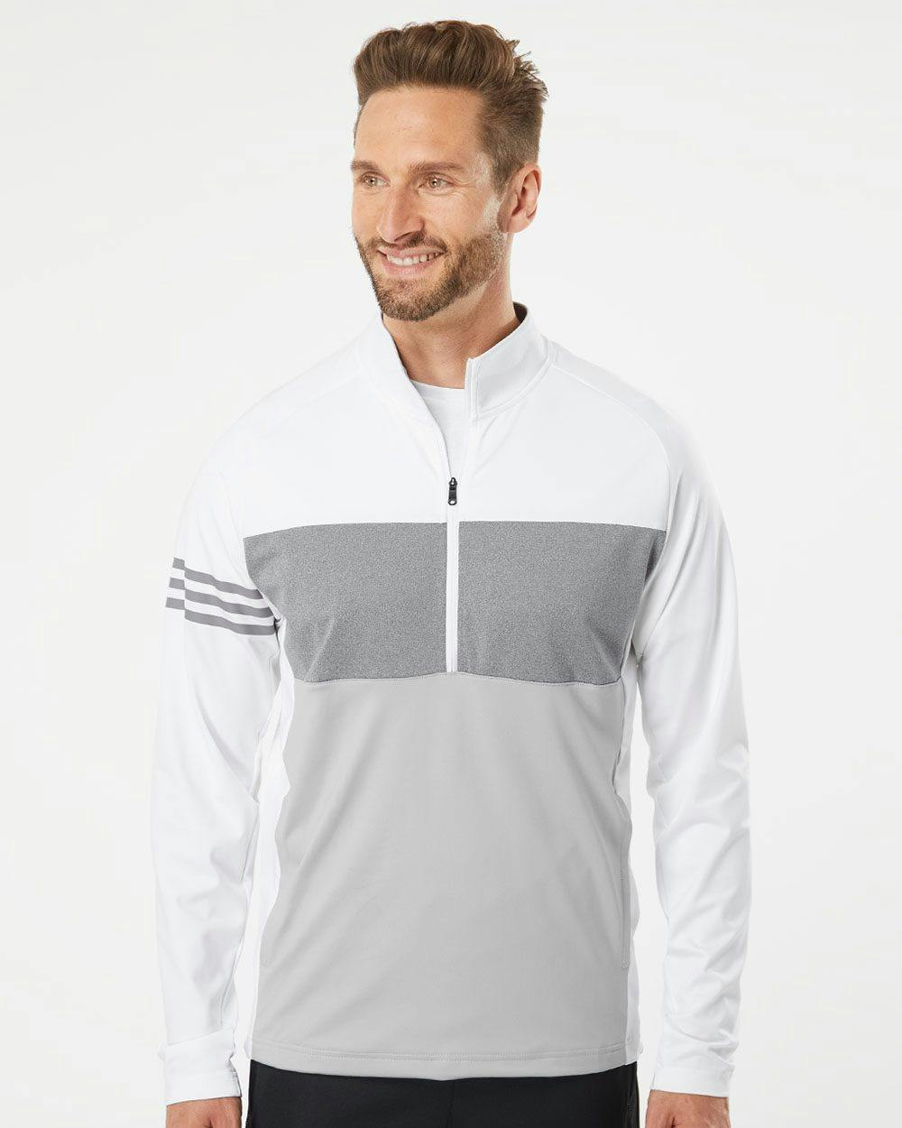Image for 3-Stripes Competition Quarter-Zip Pullover - A492