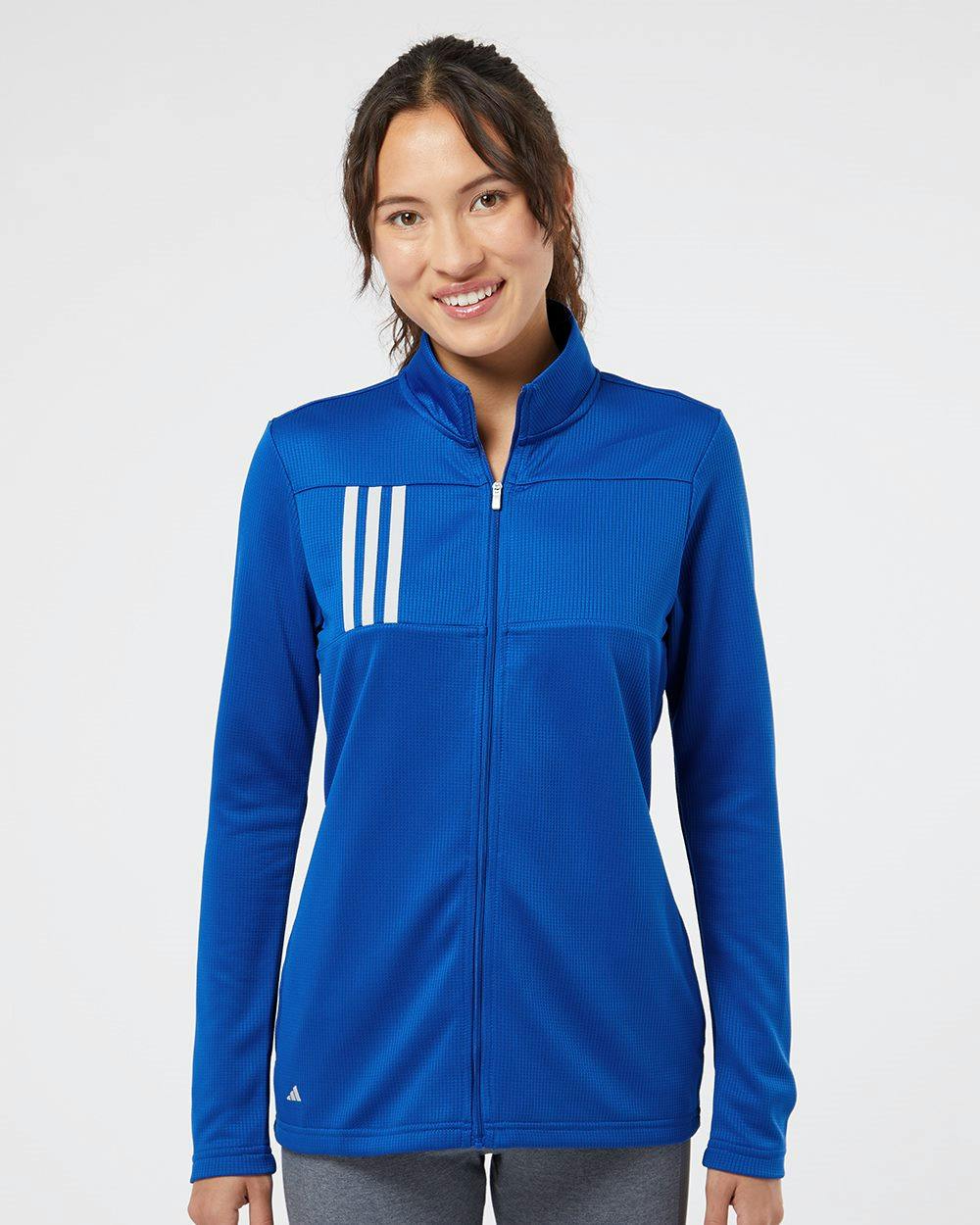 Image for Women's 3-Stripes Double Knit Full-Zip - A483