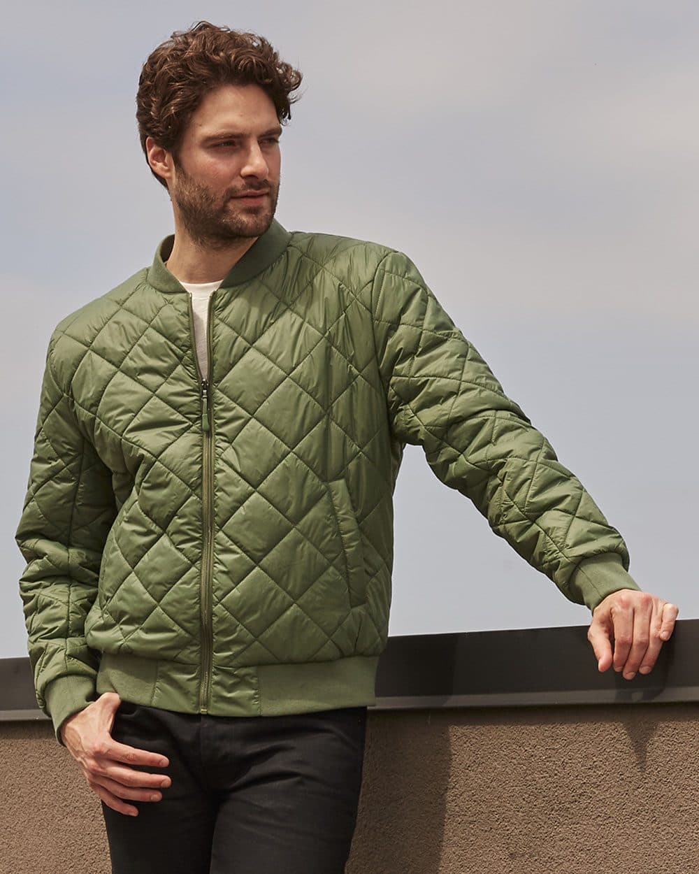 Image for Men's HeatLast™ Quilted Packable Bomber - 21752