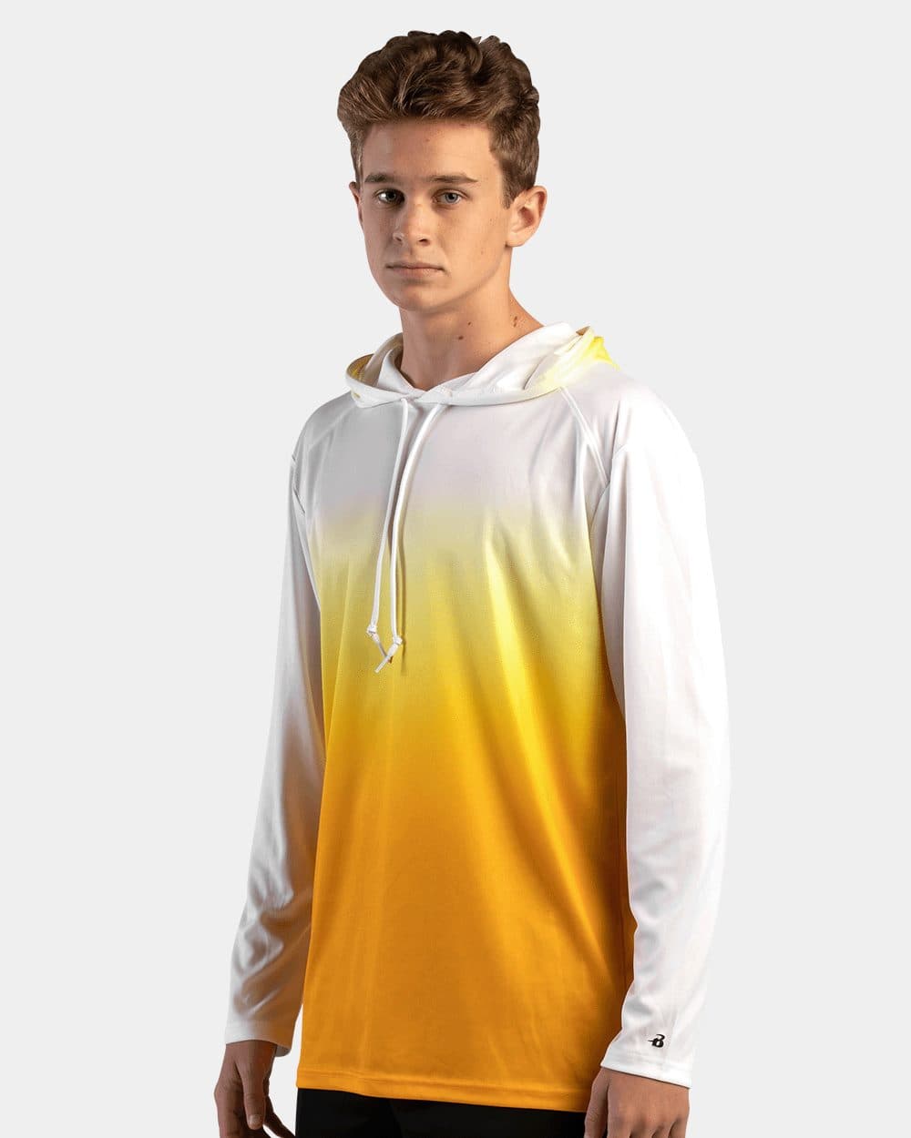 Image for Ombre Long Sleeve Hooded T-Shirt - 4205