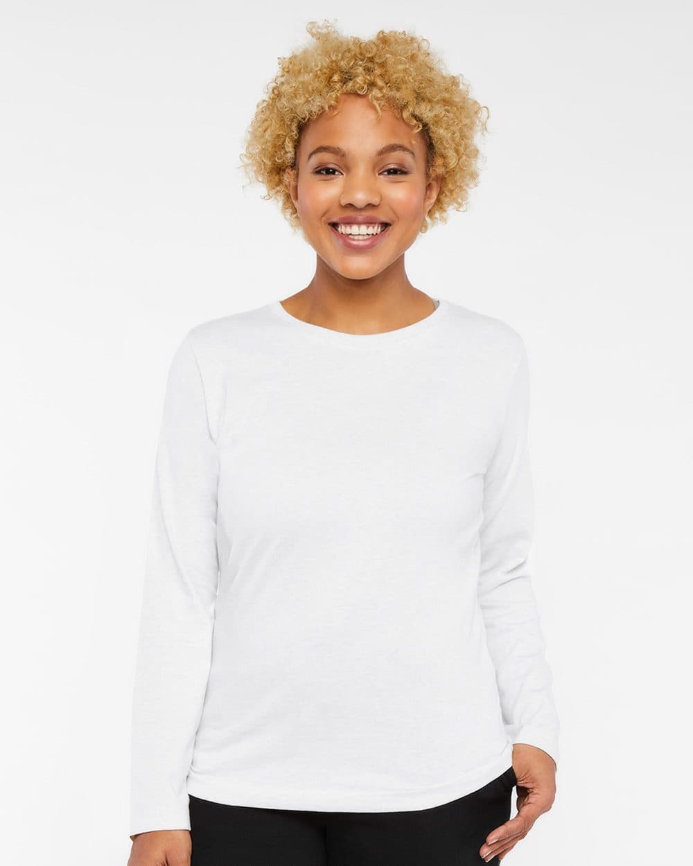 Image for Women's Long Sleeve Premium Jersey Tee - 3588