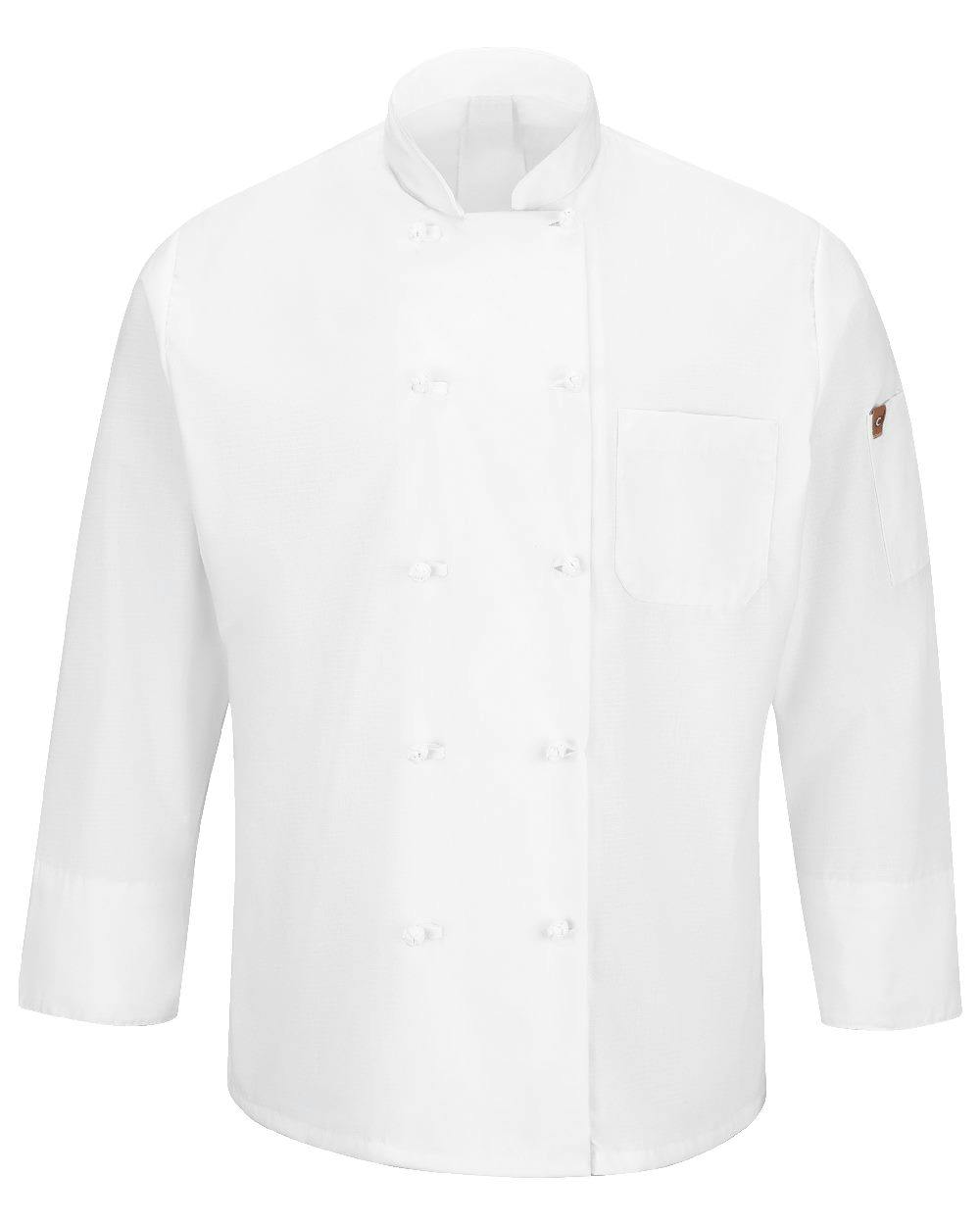 Image for Mimix™ Ten Knot Button Chef Coat with OilBlok - 044X