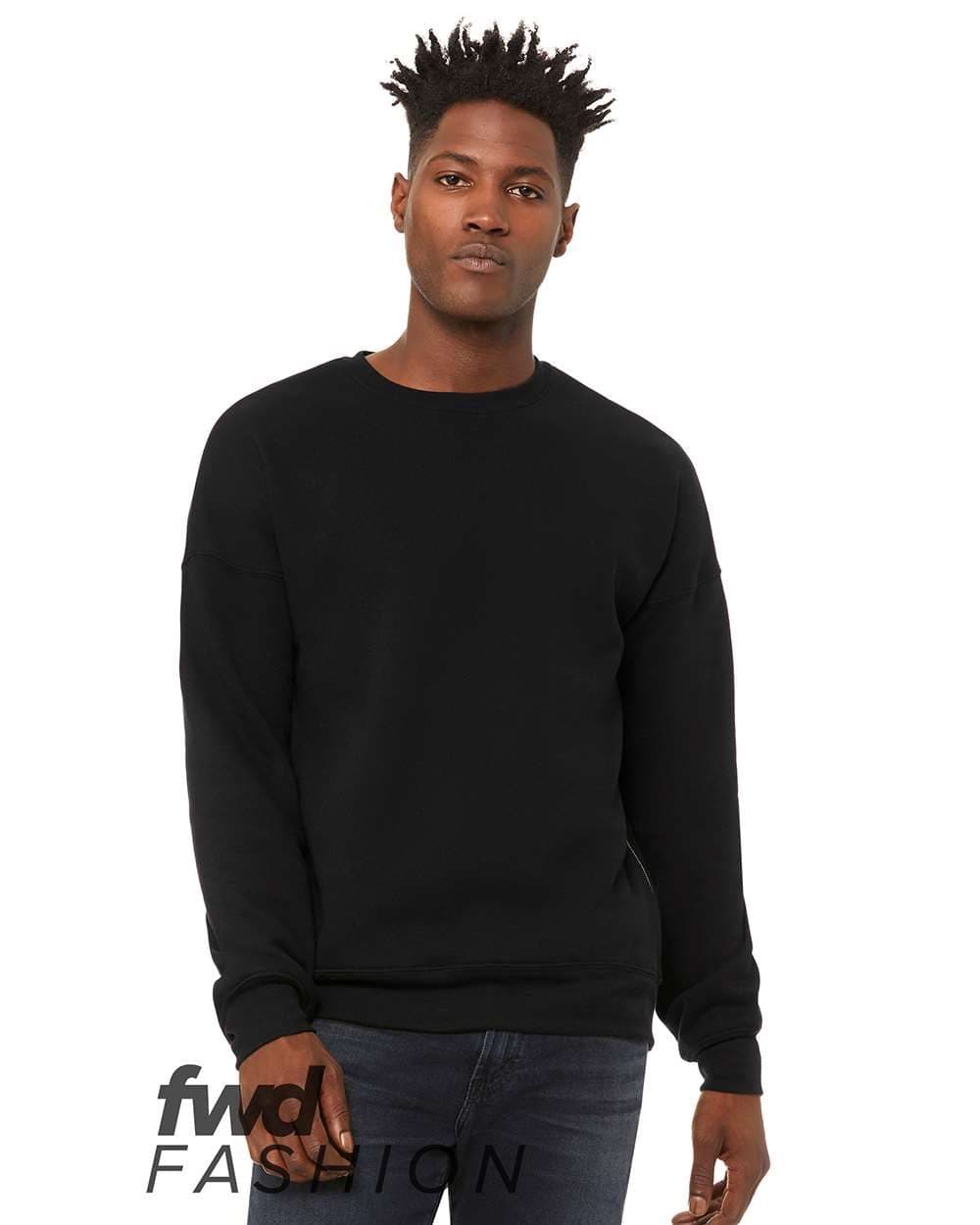 Image for FWD Fashion Crewneck Sweatshirt with Side Zippers - 3946