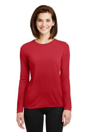 Image for DISCONTINUED Gildan Ladies Gildan Performance Long Sleeve T-Shirt. 42400L