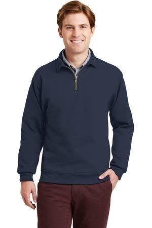 Image for Jerzees Super Sweats NuBlend - 1/4-Zip Sweatshirt with Cadet Collar. 4528M