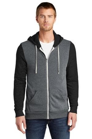 Image for DISCONTINUED Alternative Colorblock Rocky Eco -Fleece Zip Hoodie. AA32023