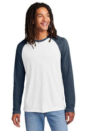 Image for Allmade Unisex Tri-Blend Long Sleeve Colorblock Raglan AL6009