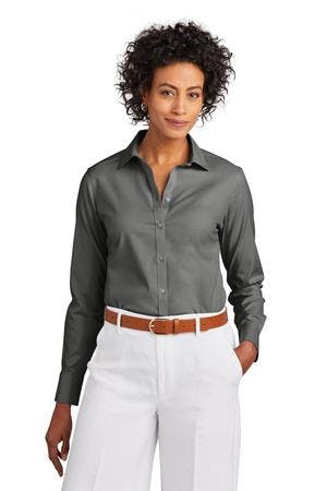 Image for Brooks Brothers Women's Wrinkle-Free Stretch Pinpoint Shirt BB18001
