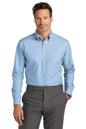 Image for Brooks Brothers Wrinkle-Free Stretch Nailhead Shirt BB18002