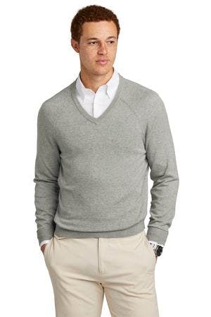 Image for Brooks Brothers Cotton Stretch V-Neck Sweater BB18400