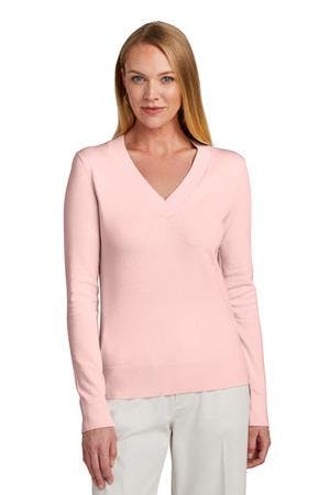 Image for Brooks Brothers Women's Cotton Stretch V-Neck Sweater BB18401