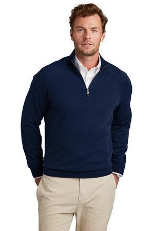 Image for Brooks Brothers Cotton Stretch 1/4-Zip Sweater BB18402