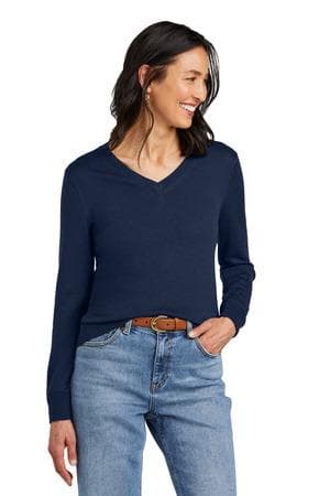 Image for Brooks Brothers Women's Washable Merino V-Neck Sweater BB18411