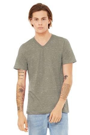 Image for BELLA+CANVAS Unisex Textured Jersey V-Neck Tee BC3655