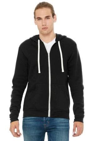 Image for BELLA+CANVAS Unisex Triblend Sponge Fleece Full-Zip Hoodie. BC3909