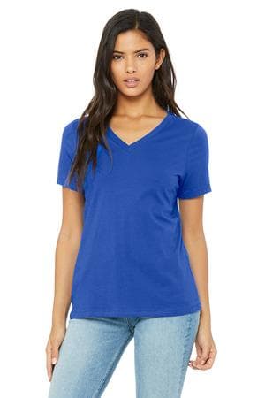 Image for BELLA+CANVAS Women's Relaxed Jersey Short Sleeve V-Neck Tee. BC6405