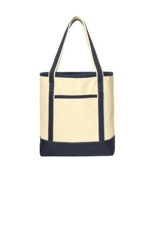 Image for Port Authority Large Cotton Canvas Boat Tote. BG413