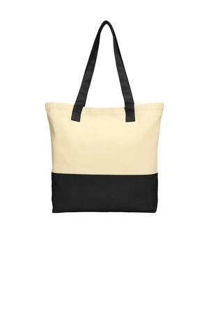 Image for Port Authority Colorblock Cotton Tote. BG414