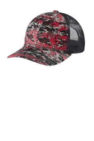 Image for Port Authority Digi Camo Snapback Trucker Cap C114