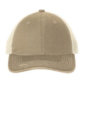 Image for Port Authority Distressed Mesh Back Cap C600