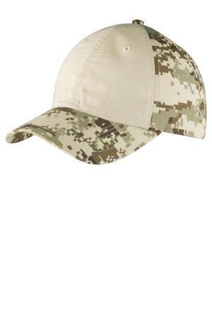 Image for Port Authority Colorblock Digital Ripstop Camouflage Cap. C926