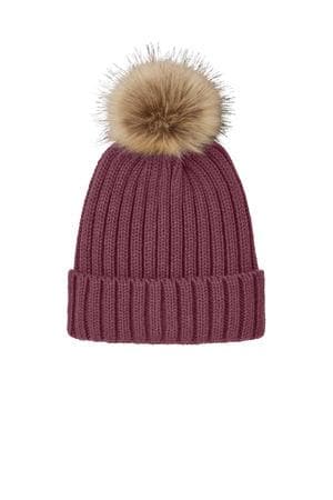 Image for Port Authority Faux Fur Pom Beanie C990